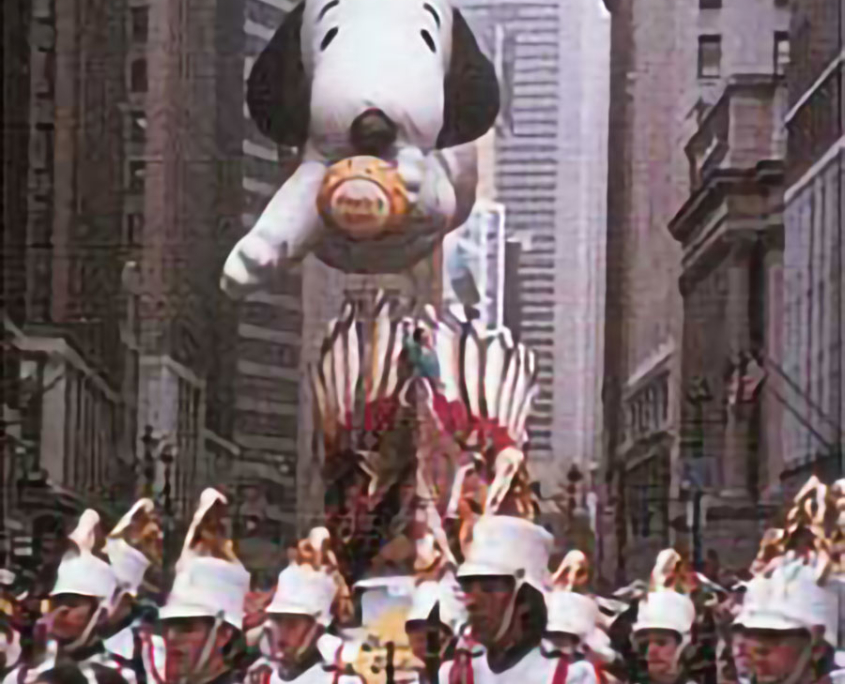 1999 - Snoopy celebrates the new millenium by leading off the final Parade of the 20th century.
